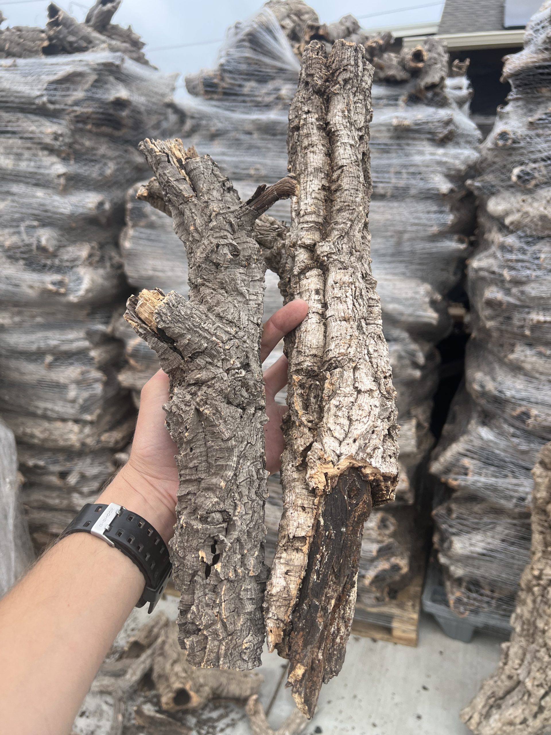 Virgin Cork Logs