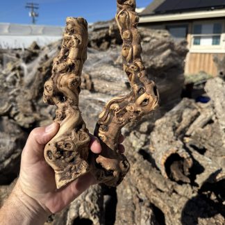 Tumbled grape vine
