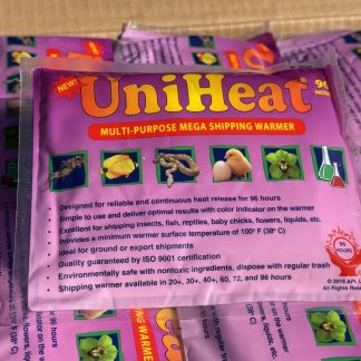 Full Case of 66 UniHeat 96 Hour Shipping Warmers