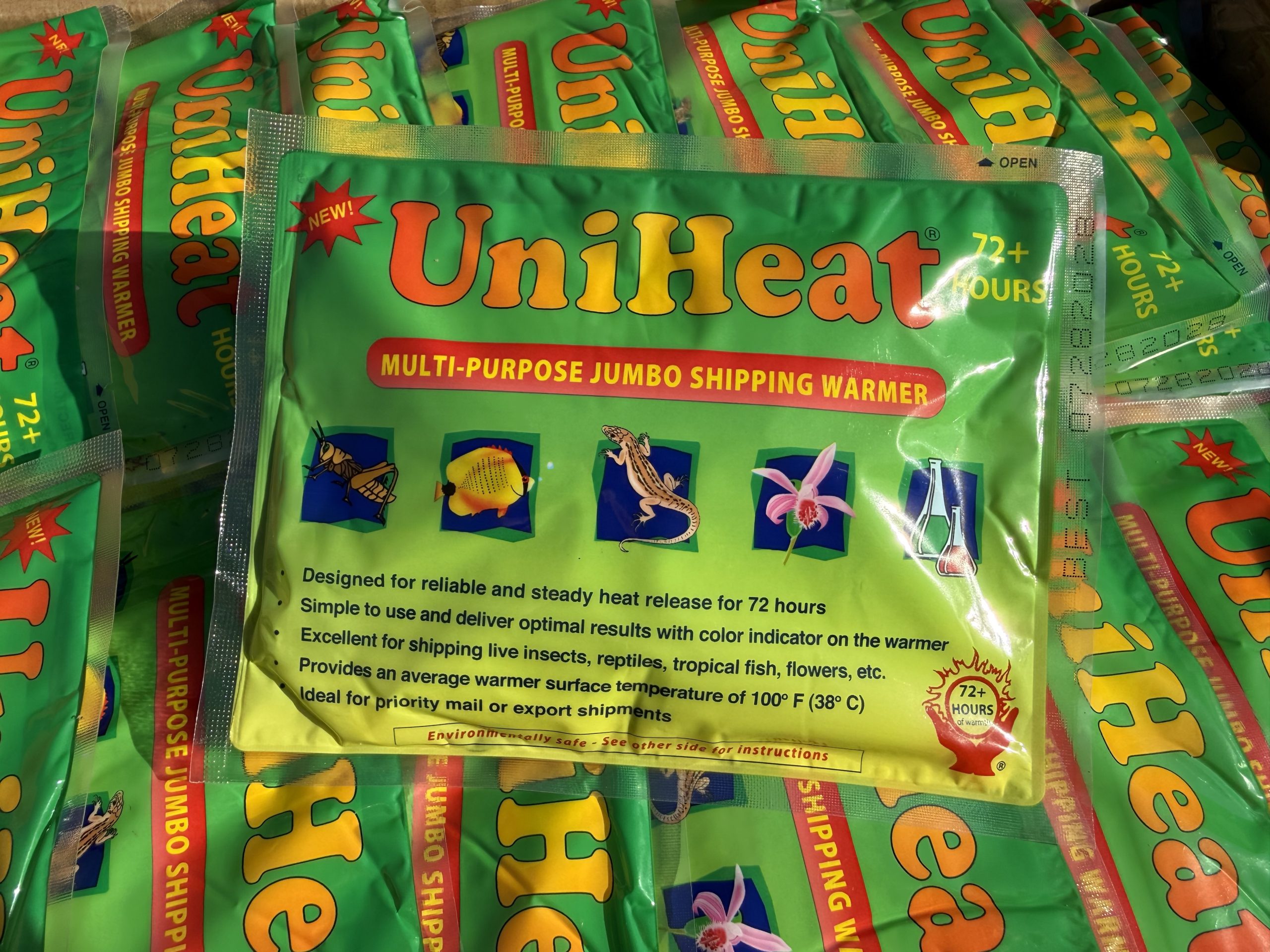 Full Case of 90 UniHeat 72 Hour Shipping Warmers